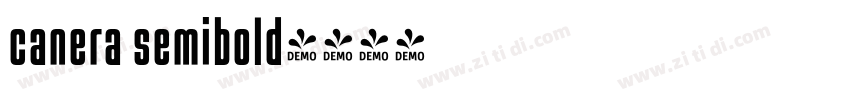 canera semibold字体转换